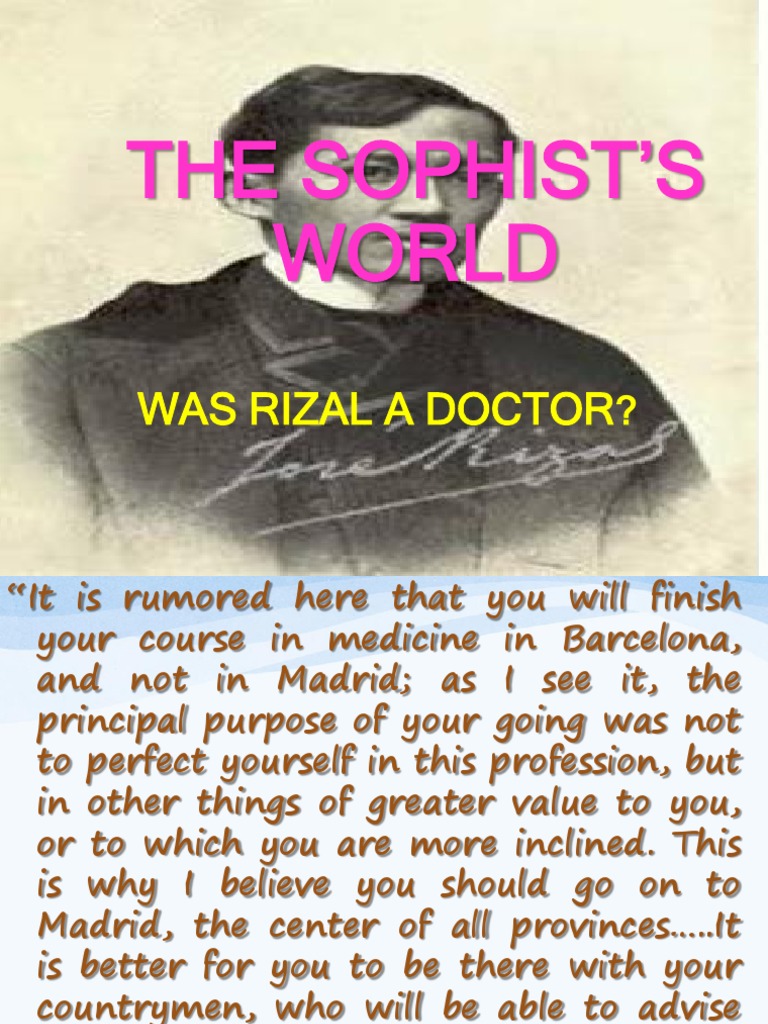 The Sophist S World Rizal S Life Freemasonry Tagalog Language