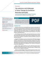 The Advances and Challenges of Gene Therapy For Duchenne Muscular Dystrophy