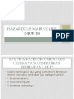 Hazardous Marine Life Injuries