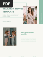 Summer Vacation Travel Template: Daocertemolate