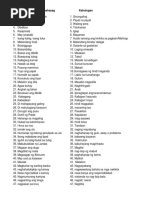 Tboli Words | PDF