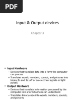 Input & Output Devices