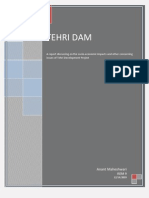 Tehri Dam Report Anant Maheshwari ISEM 9