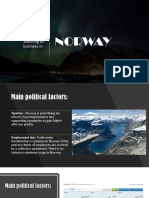 Norway: Political Factors Affecting To Business in