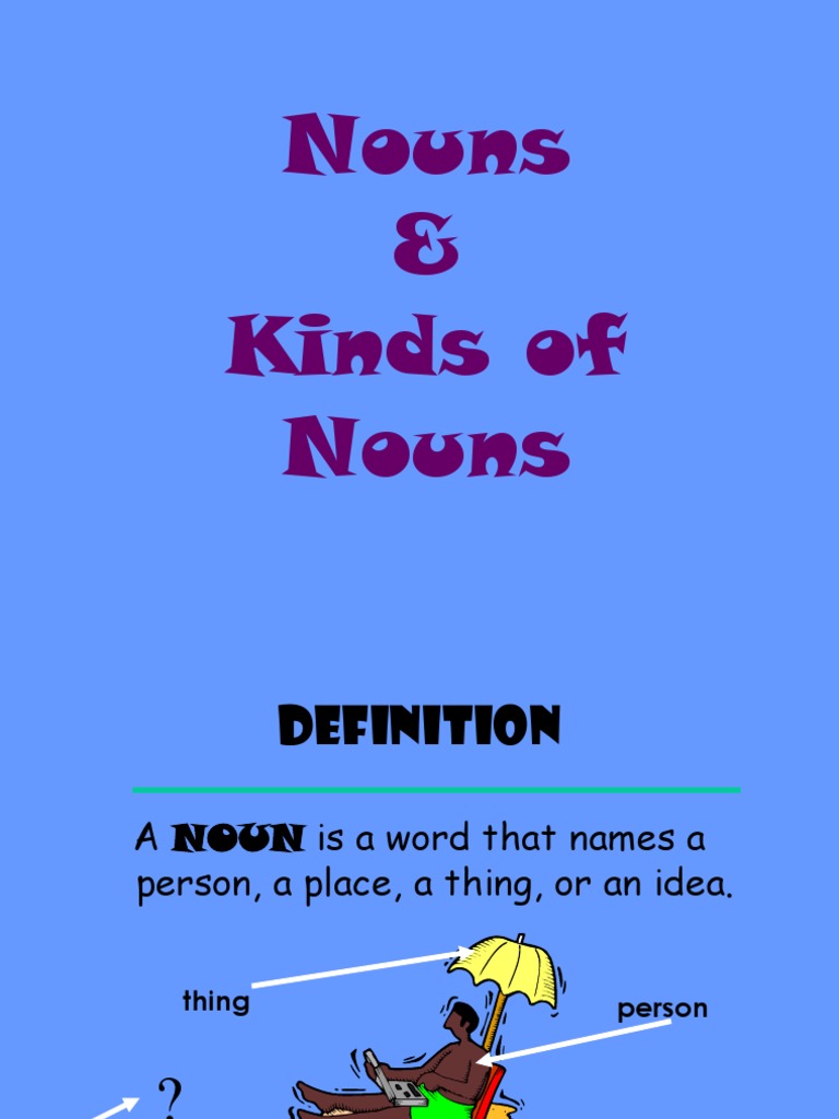 Understanding Nouns and Verbs | PDF | Noun | Verb