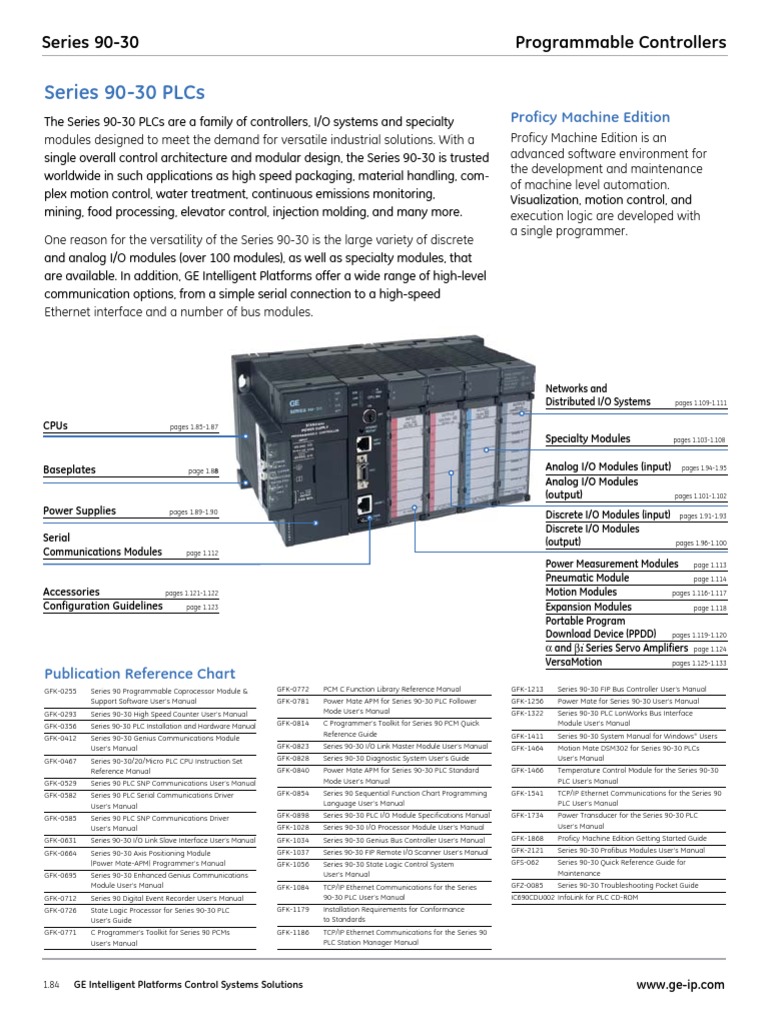 Series 90-30 - EN | PDF | Programmable Logic Controller | Central ...
