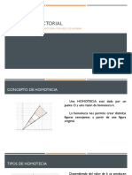 U3 Homotecia Vectorial en El Plano Cartesiano Homotecia Vectorial