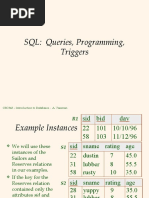 SQL: Queries, Programming, Triggers: CSC343 - Introduction To Databases - A. Vaisman 1