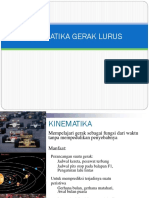 II. Kinematika Gerak Lurus