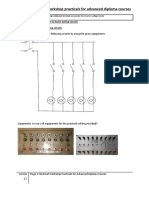 Stage 1 Electrical Workshop Practicals For Advanced Diploma Students Version 1 PDF