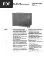 REL 531-1-0 Line Distance Protection Terminal