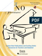 Adult Piano Adventures - Resource Catalog For Teachers