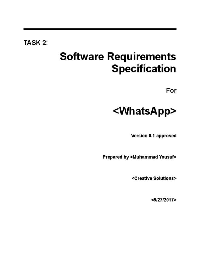 Whatsapp Doc Computer Network Digital Technology