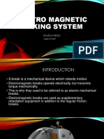 Electro Magnetic Breaking System: Raviteja Reddy 16261A1447