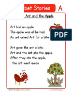 The Ant and The Apple: Alphabet Stories