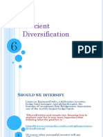 Efficient Diversification