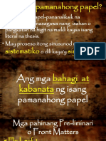 Bahagi NG Pamanahong Papel