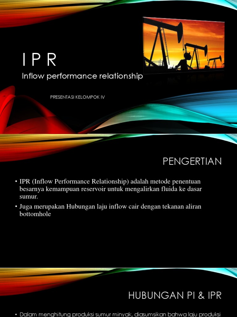 Analisis Inflow Performance Relationship | PDF