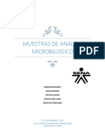Imforme Microbiologico Del Agua
