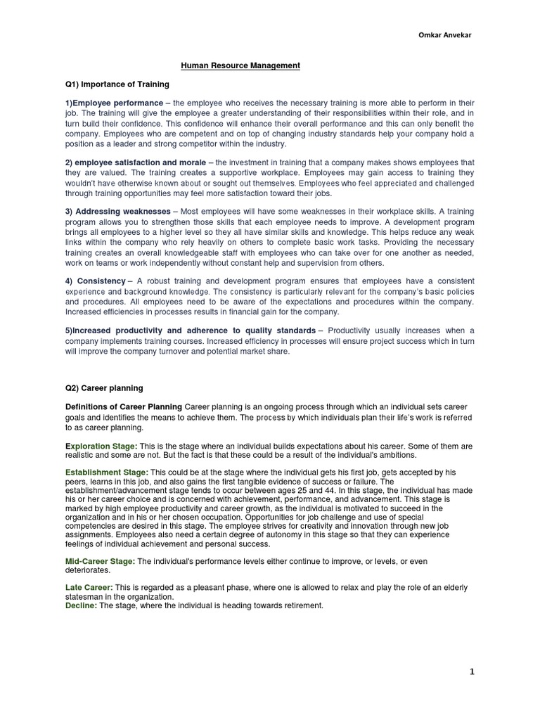 Human Resource Management | PDF | Human Resources | Human Resource ...