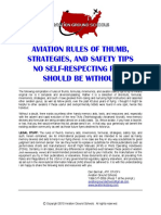 Aviation Rules of Thumb, Strategies, and Safety Tips No Self-Respecting Pilot Should Be Without!