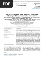 Role of RN in The Primary Health Care