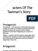 English Characters of The Taximans Story