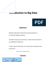 Intro To Big Data