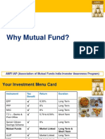 Why Mutual Fund?: AMFI IAP (Association of Mutual Funds India Investor Awareness Program)
