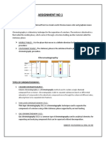 ASSIGNMENT NO 1 Chromatography EXACT