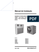 Trane Manual de Instalacao TRAE e TRCE PDF