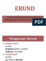 Gerund and Past Participle Guide