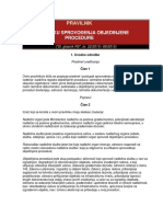 Pravilnik o Postupku Sprovodjenja Objedinjene Procedure PDF