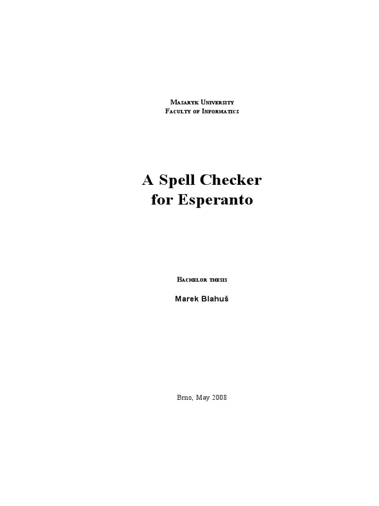 A Spell Checker | PDF | Word | Morphology (Linguistics)