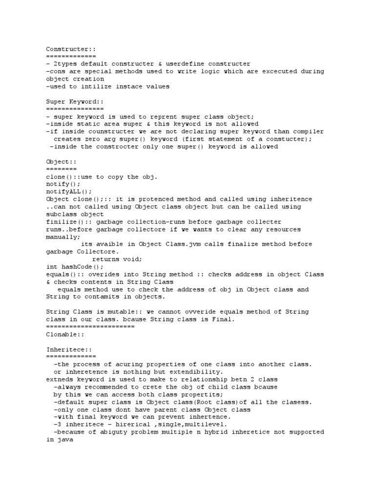 Intervew q by durga soft pdf method computer programming class