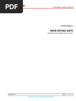 Fixed Wheel Roller Gate Design Calculations | PDF | Strength Of ...