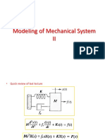 Modeling of Mechanical System II