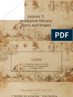 21st Report - Lesson 7 Philippine Literature Turns and Tropes