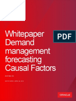 Demand Management Forecasting Causal Factors