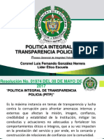 05-Presentacion Politica Integrald Transparencia Policial-Pitp