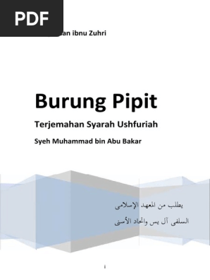 Terjemah Dan Teks Syarah Ushfuriah Kisah Kisah Teladan Pdf Pdf