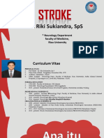 Dr. Riki Sukiandra, SPS - Acute Stroke Diagnosis and Management in Primary Health Care