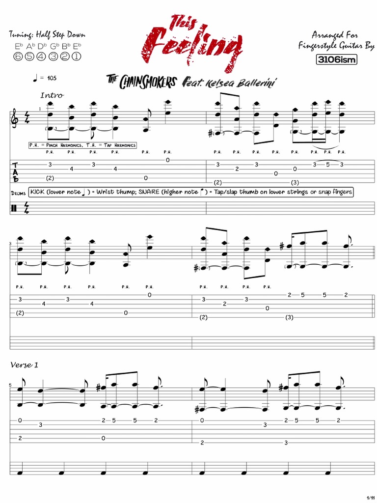 This Feeling The Chainsmokers (Feat. Kelsea Ballerini) PDF