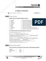 Getting To Know Someone PDF