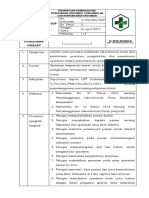 8.1.2.1 Permintaan Pemeriksaan, Penerimaan Spesimen, Pengambilan Dan Penyimpanan Spesimen.