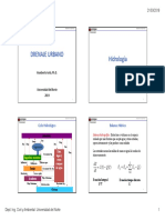 Hidrologia Drenaje Urbano 2019