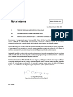 Nota Interna Actualizacin Acceso Mina Rajo