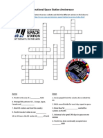 International Space Station Anniversary: Across Down