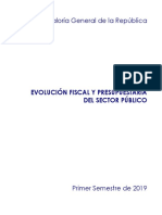 Evolución Fiscal y Presupuestaria Del Sector Público 2019
