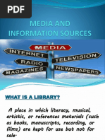 Media and Information Sources